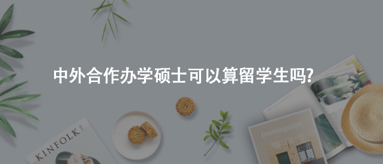 中外合作办学硕士可以算留学生吗?